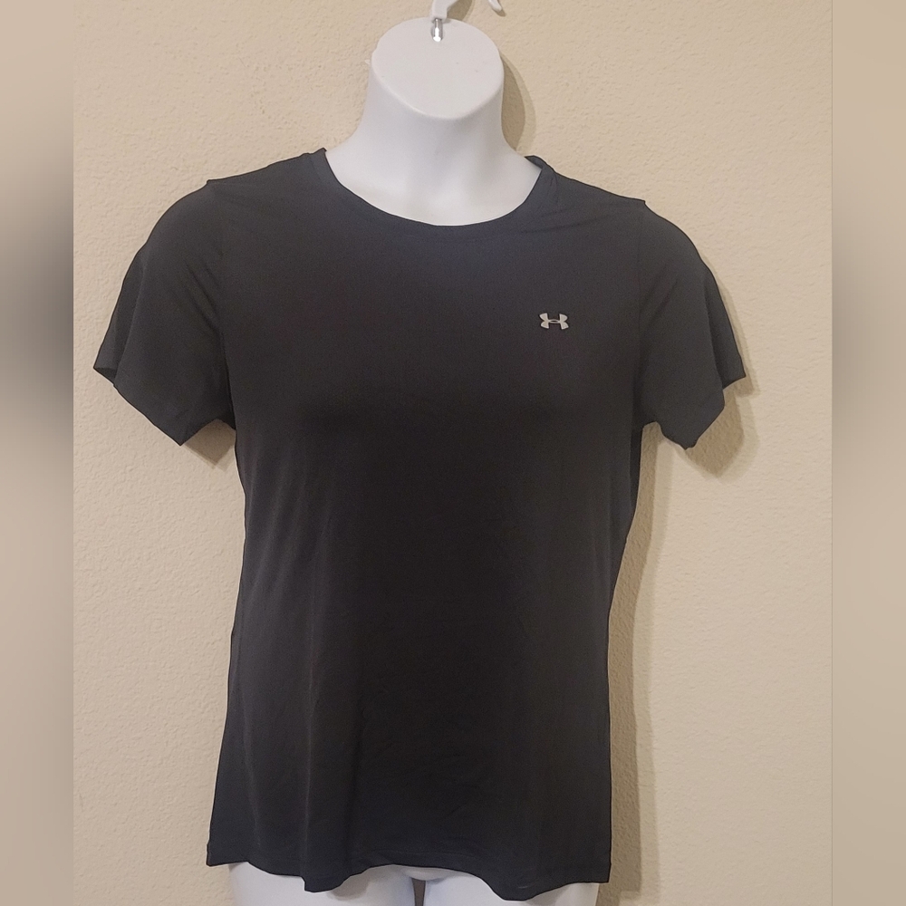 Under Armour Women's Short Sleeve Black Tee - Picture 2 of 5